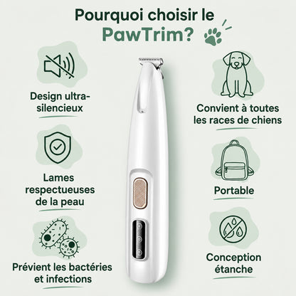 PawTrim — Tondeuse Électrique pour Chien - Silencieuse & Sans Douleur