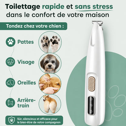 PawTrim — Tondeuse Électrique pour Chien - Silencieuse & Sans Douleur